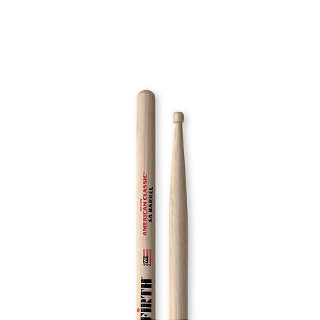 Baqueta Vic Firth American Classic 5A com Ponta Barrel