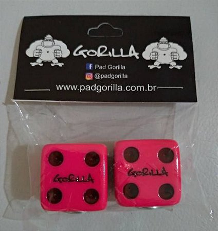 Borboleta de Prato Gorilla Dado Pink 2 Unidades - BPDNP