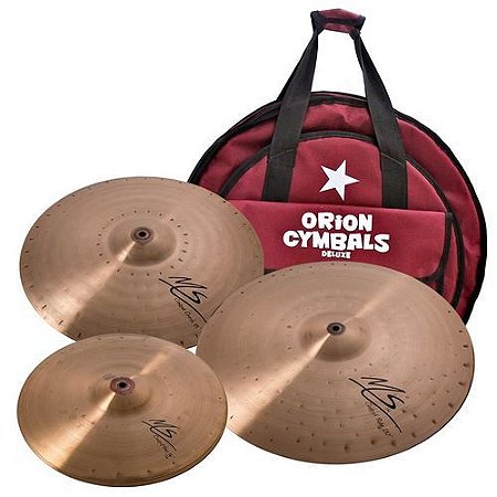 Kit de Pratos Orion MS 14" 18" 20" + Bag de Pratos