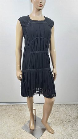 Prada - Vestido em crepe