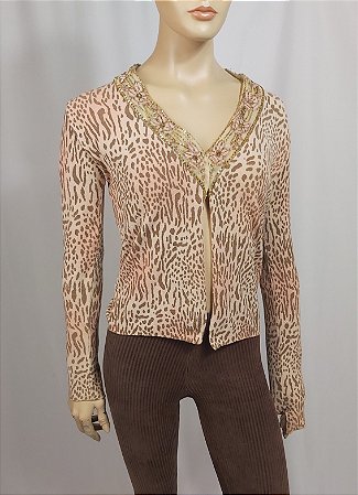 Blumarine - Cardigan Animal Print