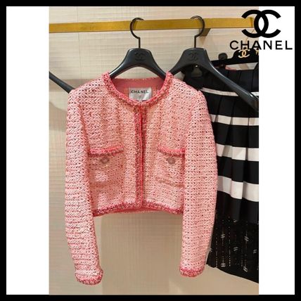 Chanel - Casaqueto em paetes rosa . Ss 2024