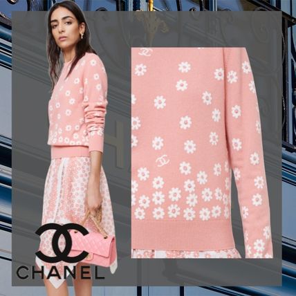 Chanel - Súeter cashmere margaridas - Ss 2022