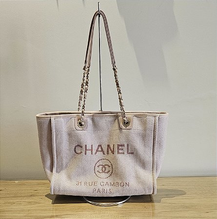 Chanel - Bolsa media Deauville - Rosa
