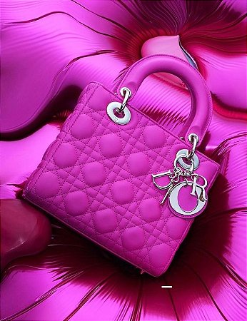 Christian Dior - Bolsa Tote Lady Dior Cannage Pink