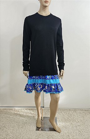Emilio Pucci - Vestido em trico e seda