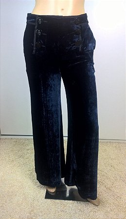 Emilio Pucci - Calça Pantalona veludo