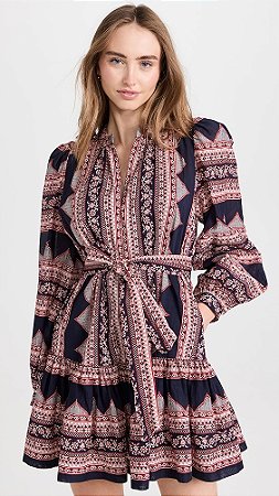 Sea New York vestido estampado curto