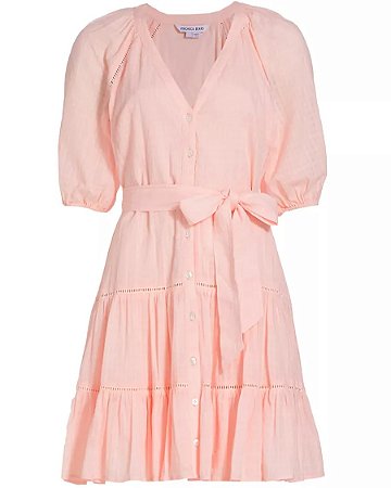 Veronica Beard vestido em camadas com amarração