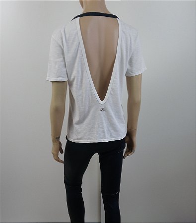 Bo.Bo - Blusa off white decote