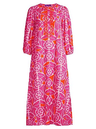 Ro's Garden - Vestido midi estampado