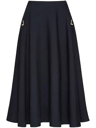 Valentino Garavani Saia midi Crepe Couture