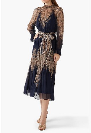Zimmermann - Vestido Natura Tubular Midi