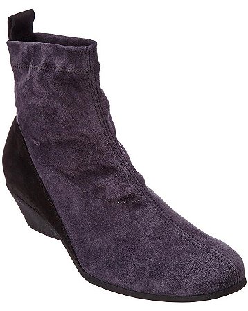 Arche - Gray Olam Suede Bootie