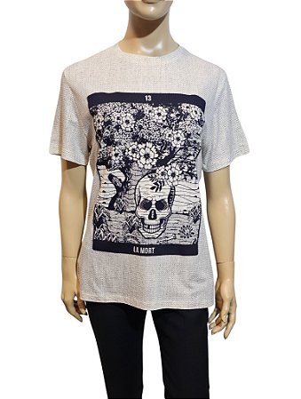 Christian Dior - Camiseta estampa gráfica "La Mort"