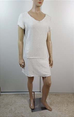 Canal Concept - Vestido tweed - Off white
