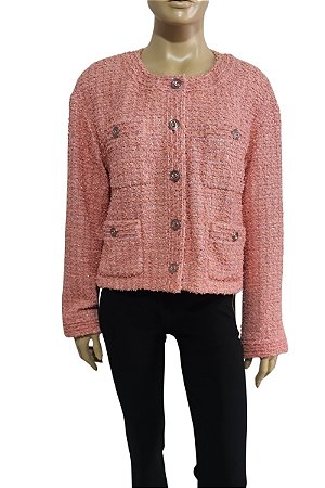 Chanel - Jaqueta Tweed Rosa
