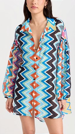 Missoni - Camisa com padronagem chevron