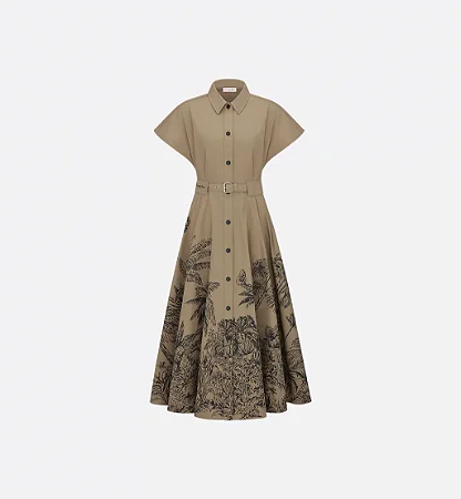 Christian Dior - Vestido chemise Dioriviera / coleção capsula 2025