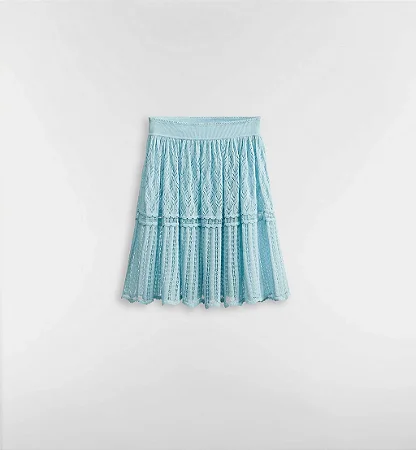 Christian Dior - Minissaia evasê azul / 2026