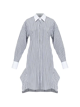 Stella McCartney - Vestido Chemise Listrado