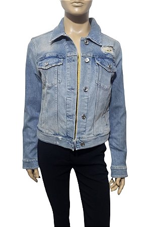 Dolce Gabbana Jaqueta Jeans Estonada