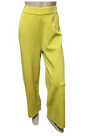 Carolina Herrera Calça pantalona amarela