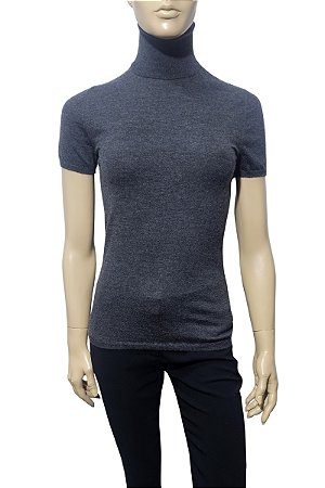 Brunello Cucinelli - Blusa cashmere cinza