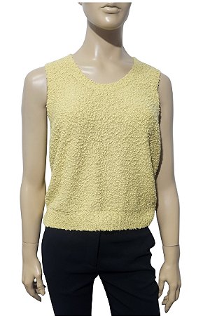 Christian Dior - Regata em bouclé amarela