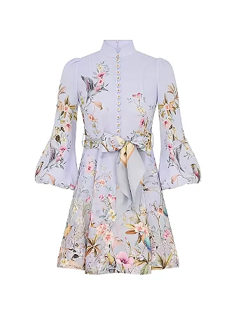ZIMMERMANN - Vestido Rebellion com abotoamento floral / 2026