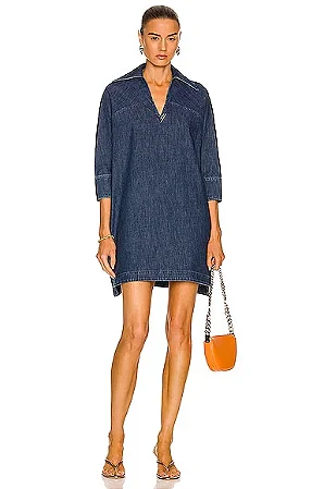 Valentino Garavani- Mini vestido jeans