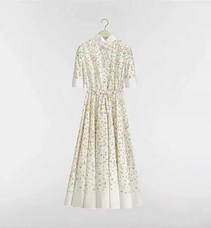 Christian Dior - Vestido chemise mídi com cinto / 2026