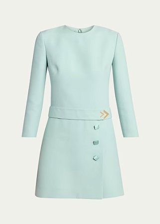 Valentino Garavani - Vestido curto em crepe