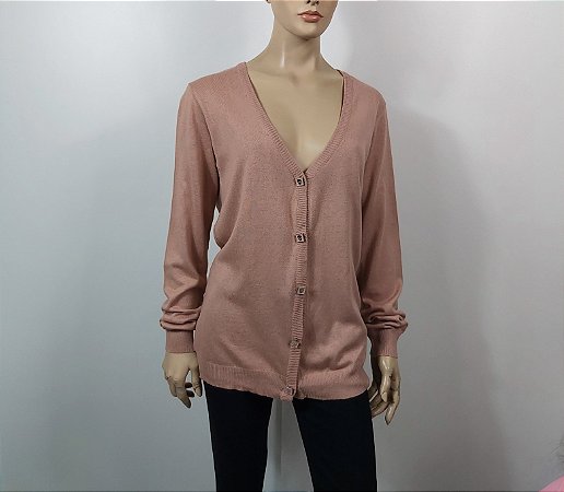 Triya - Cardigan trico Rose