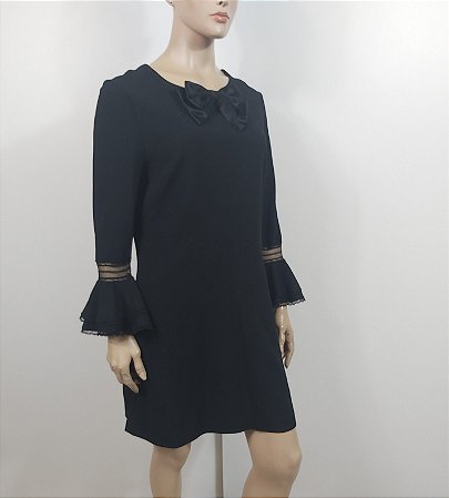 Yves Saint Laurent - Vestido curto preto