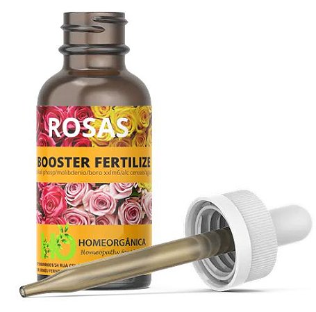 ROSAS - BOOSTER FERTILIZE - Age estimulando e potencializando a absorção de nutrientes 30ml