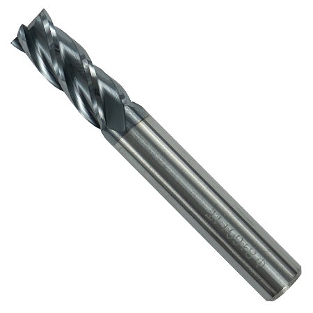 Fresa De Topo Reto Metal Duro 8mm / 4 Cortes - 50HRC