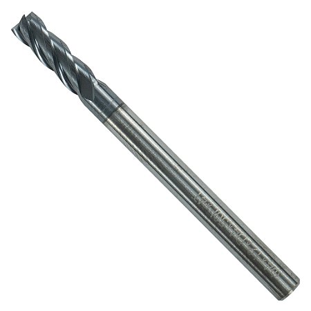 Fresa De Topo Metal Duro Reto 4 Cortes Até 50HRC