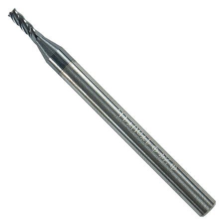 Fresa De Topo Reto Metal Duro 2mm 50HRC 4 Cortes