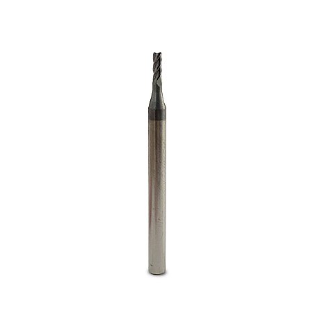 FRESA PARA AÇO TOPO RETO 2MM 4 CORTES 50HRC