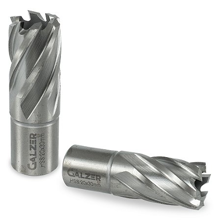 Broca Anular Hss Para Aço Rápido 20 X 30mm Weldon 19mm