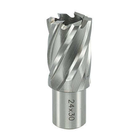 Broca Anular Hss Para Aço Rápido 24 X 30 Encaixe Weldon