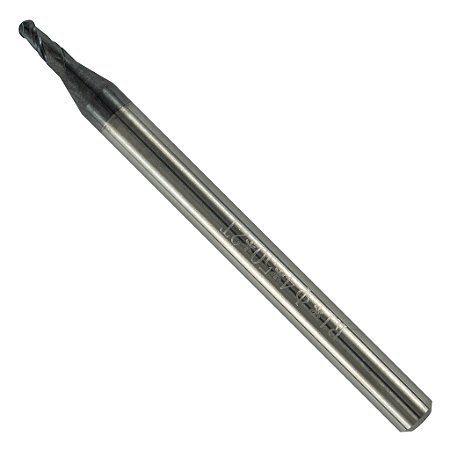 Fresa Metal Duro Topo Esférico 2mm 2 Cortes 50hrc