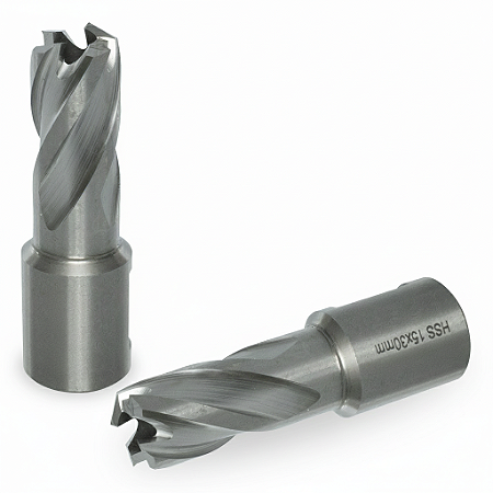 Broca Anular Copo 15x30mm Aço Rápido Hss