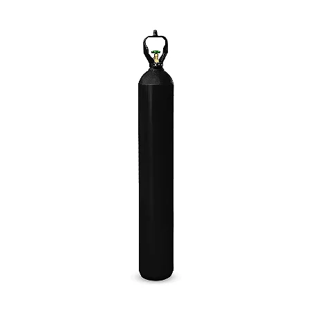 Cilindro Para Oxigênio Industrial De 50 Litros 10M3 Cor Preto