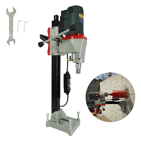 Máquina Perfuratriz Coluna Para Concreto Perfuração Até 205mm 700rpm 220v