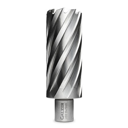 BROCA ANULAR AÇO RÁPIDO HSS COPO 36X75MM / ENCAIXE TIPO WELDON 19MM