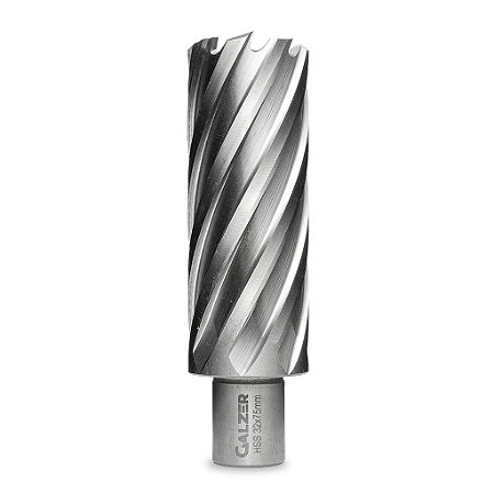 BROCA ANULAR AÇO RÁPIDO HSS COPO 32X75MM / ENCAIXE TIPO WELDON 19MM