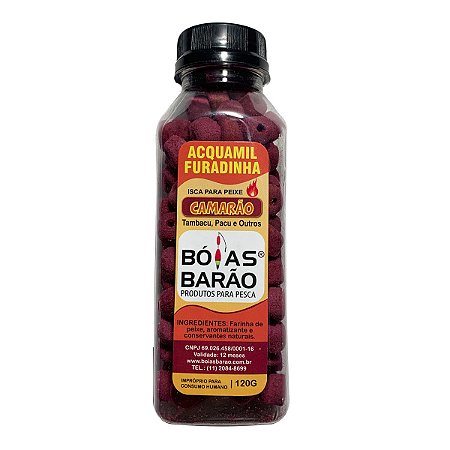 ACQUAMIL FURADINHA - CAMARAO - GARRAFA 120GR