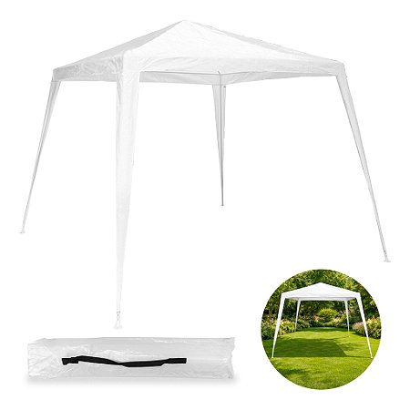 Tenda Gazebo Desmontável Polietileno 3x3m Cor Branco